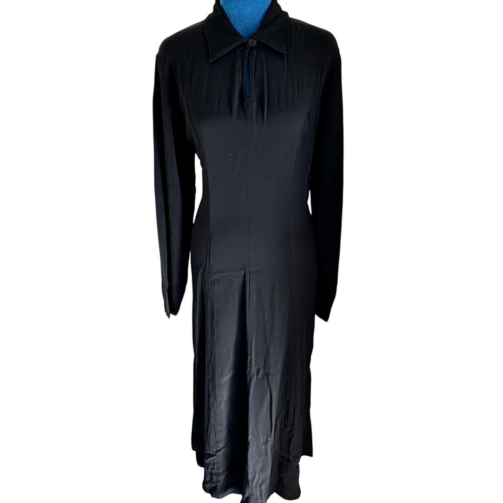 Vintage 70's Toots Pierre Lattice Back Midi Dress Whimsygoth